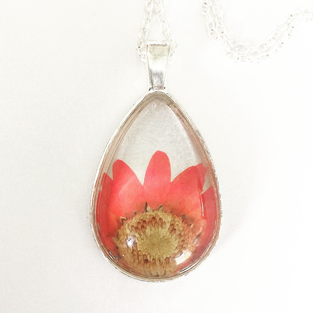 Spring Flower Botanical Necklace
